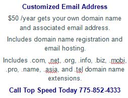 Top Speed Personalized Email Address